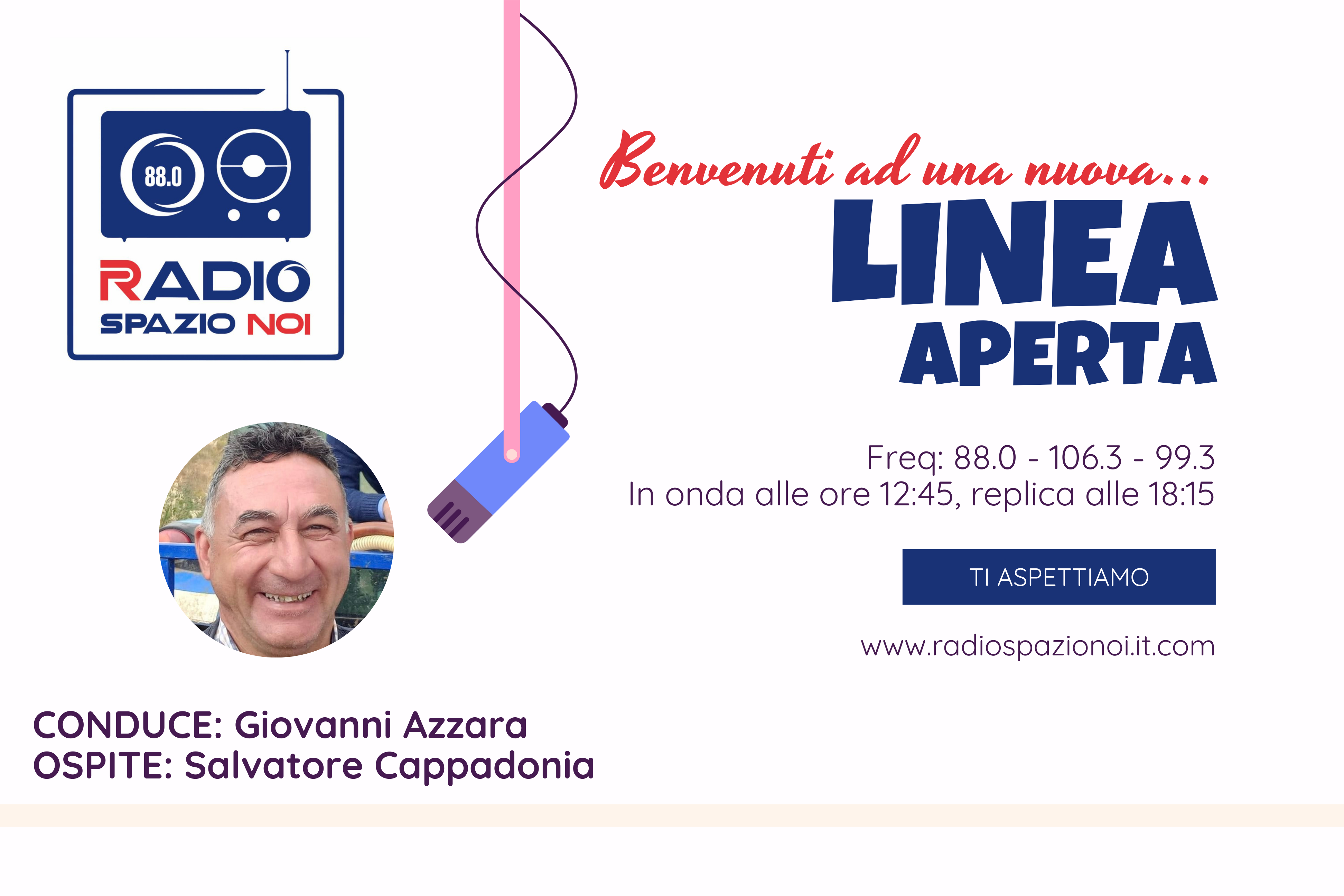 #radiospazionoi: Linea Aperta del 18 ottobre 2024, parliamo del problema siccità nella Valle del Torto con l’imprenditore agricolo Salvatore Cappadonia