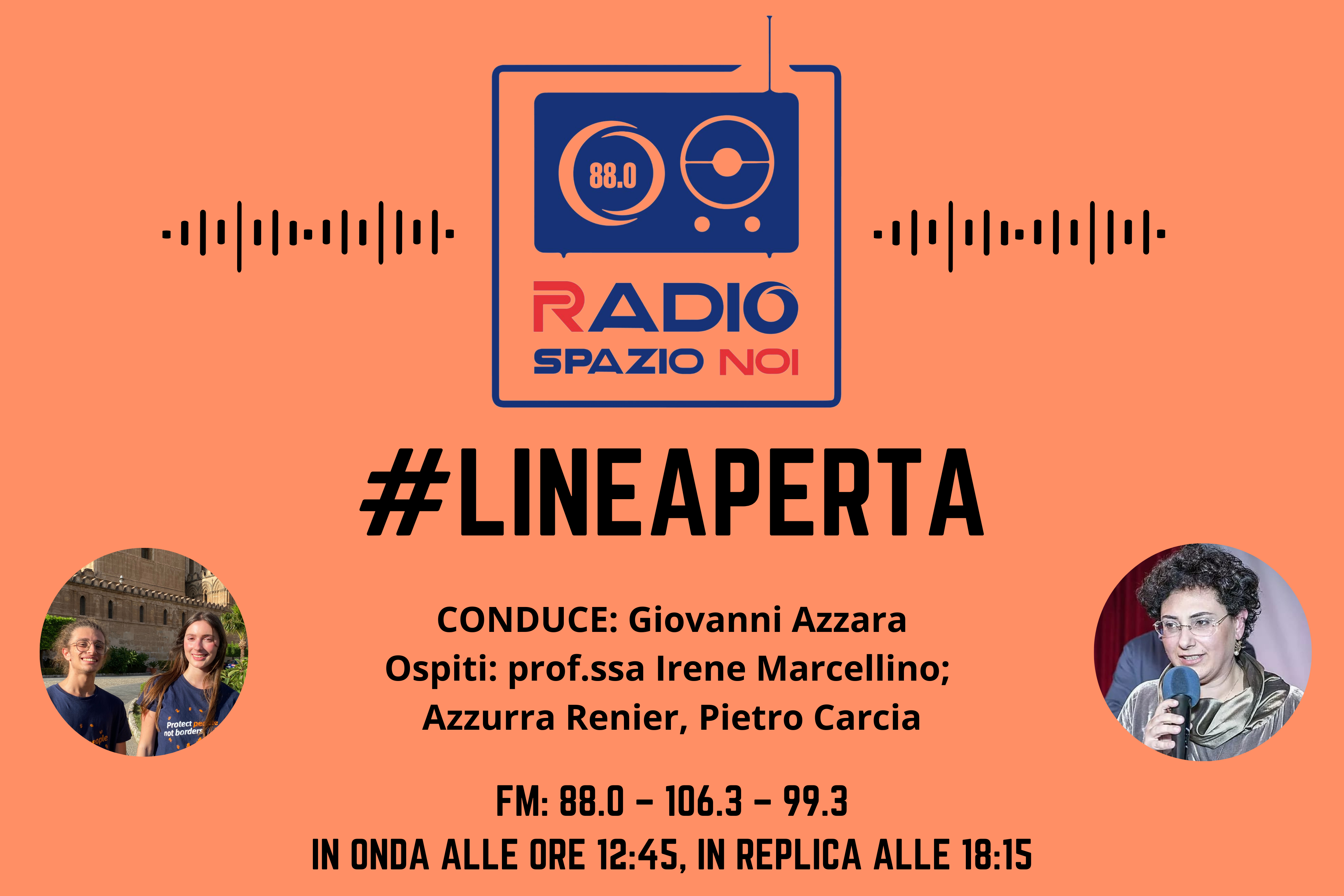 #radiospazionoi: Linea Aperta del 23 ottobre 2024, parliamo del progetto “Semi di Lampedusa” con il Liceo Classico Garibaldi di Palermo