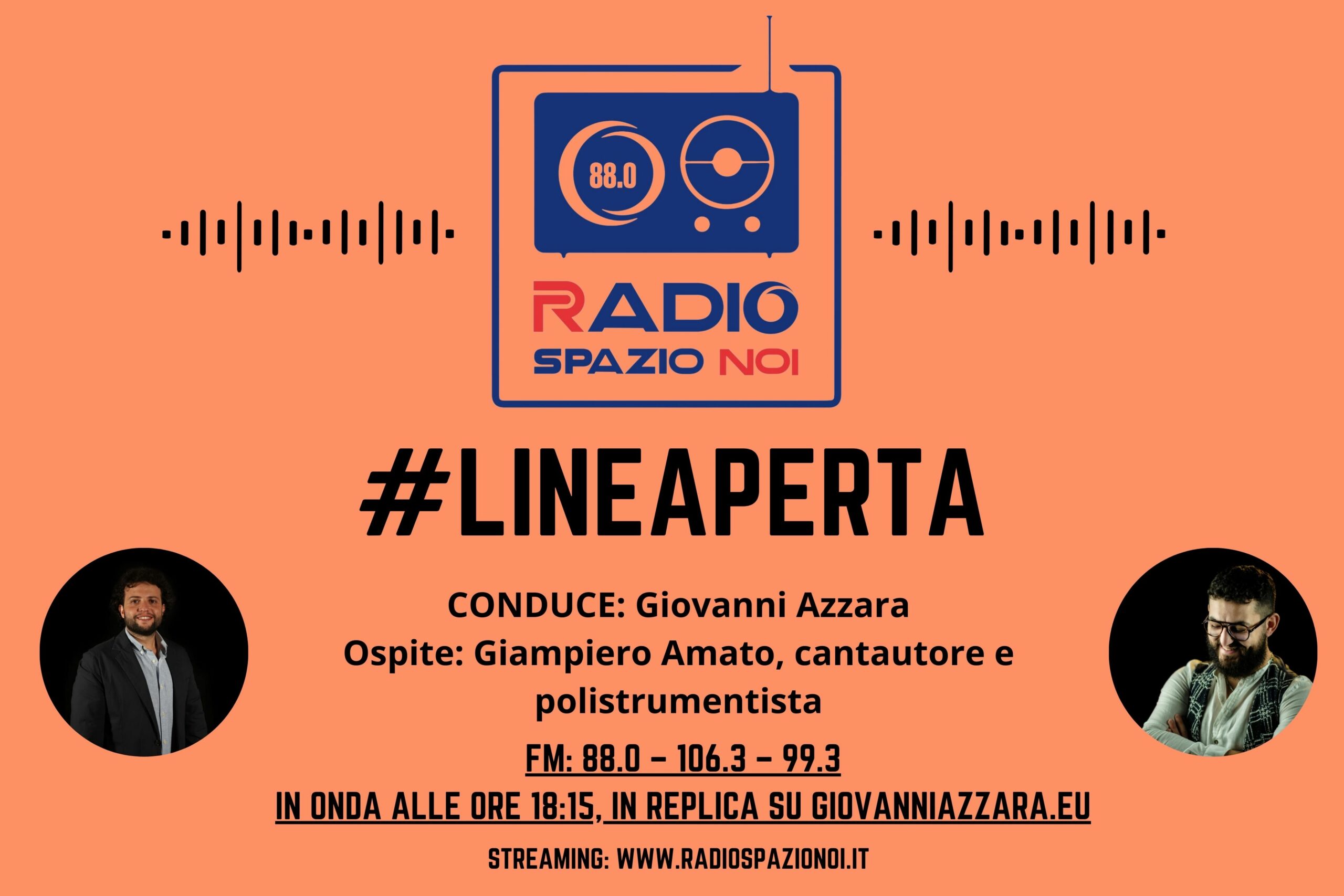 #radiospazionoi: Linea Aperta del 5 dicembre 2024, parliamo del nuovo singolo di Giampiero Amato